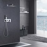 Душевая система ABBER Daheim AF8218 скрытого монтажа без излива, хром-2