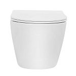 Унитаз ABBER Bequem AC1100T подвесной белый, безободковый, смыв торнадо-7