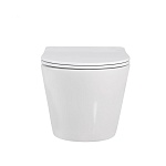 Унитаз ABBER Bequem AC1102 подвесной белый, безободковый-3