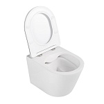 Унитаз ABBER Bequem AC1102MW подвесной белый матовый, безободковый-4