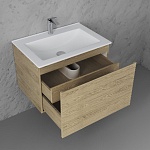 Тумба LAPARET Intero подвесная 70 см бук светлый-2