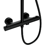 Душевая система OLIVA с термостатом черный-6