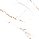 Calacatta Sharp Gold Керамогранит белый 60х60 Полированный-15