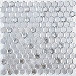 Мозаика Argento grani hexagon 13x23x6 (Caramelle Mosaic)
