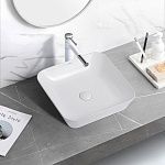 Раковина накладная ABBER Rechteck AC2205 белая-4