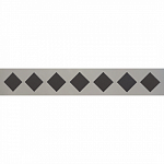 Бордюр для фальш-октагона под вставки 4.7*4.7 белый (001) 60*8,6, Keramark