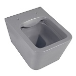 Унитаз ABBER Rechteck AC1201MG подвесной серый матовый, безободковый-9