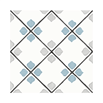 Гранит керамический 31083 TANGER Silver Rhomb 12,3x12,3 см