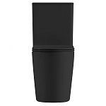 Унитаз ABBER Bequem AC1112TMB компакт черный матовый, безободковый, смыв торнадо-6