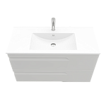 Тумба подвесная ATLAS 100 под умыв-к Creavit Su 100, кашемир матовый, арт. LA-WCAB-100-125-2