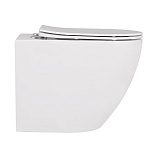 Унитаз ABBER Bequem AC1111 приставной белый, безободковый-5