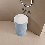 Раковина отдельностоящая ABBER Stein AS2501Blau голубая-3