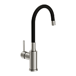 Смеситель для кухни MELAR с гибким изливом сатин-5