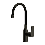 Смеситель для кухни MODUO с гибким изливом черный