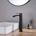 Смеситель ABBER Wasserfall AF8611B для накладной раковины, черный матовый-2