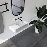 Раковина подвесная ABBER Stein AS2627-0.8 белая матовая-2