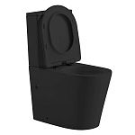 Унитаз ABBER Bequem AC1112TMB компакт черный матовый, безободковый, смыв торнадо-7