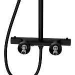 Душевая система OLIVA с термостатом черный-3