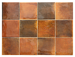 Плитка керамическая настенная 30018 HANOI Burnt Red 10x10 см (98 кор./палл.) (Equipe) - настенная глянцевая керамическая плитка 10х10 см