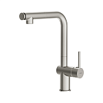 Смеситель для кухни FLAVIS с выдвижным изливом два режима сатин