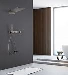 Душевая система ABBER Rund AF8753NG скрытого монтажа с изливом, термостат, никель-2