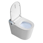 Электронный унитаз-биде ABBER Bequem AC1117S приставной белый-11