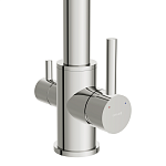 Смеситель для кухни ZEN однорычажный с подключением фильтра с гибким изливом хром-3