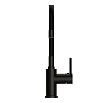 Смеситель для кухни MELAR с гибким изливом черный-4