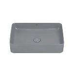 Раковина накладная ABBER Rechteck AC2207MG серая матовая-2