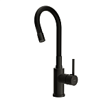 Смеситель для кухни MELAR с гибким изливом черный-7