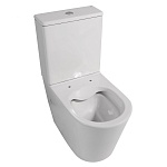 Унитаз ABBER Bequem AC1112 компакт белый, безободковый-5