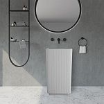 Раковина отдельностоящая ABBER Stein AS2505-H белая матовая-3