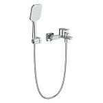 Смеситель для ванны CITY с лейкой хром-7