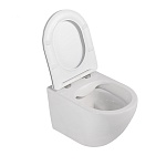 Унитаз ABBER Bequem AC1100 подвесной белый, безободковый-4