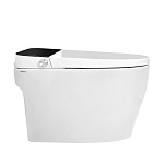 Электронный унитаз-биде ABBER Bequem AC1116S приставной белый-6