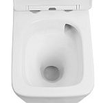 Унитаз ABBER Rechteck AC1201T подвесной белый, безободковый, смыв торнадо-9