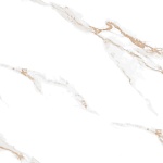 Calacatta Sharp Gold Керамогранит белый 60х60 Полированный-12