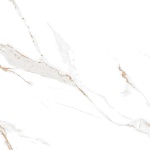 Calacatta Sharp Gold Керамогранит белый 60х60 Полированный-14