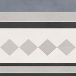 Керамогранит, Elegance Border (Бордюр) 20x20, Chalet (Smile Tile) керамогранит 20*20 узоры пэчворк, орнамент