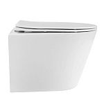 Унитаз ABBER Bequem AC1102T подвесной белый, безободковый, смыв торнадо-5