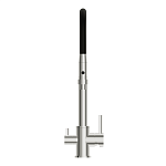 Смеситель для кухни ZEN однорычажный с подключением фильтра с гибким изливом хром-4