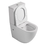 Унитаз ABBER Bequem AC1110 компакт белый, безободковый-3