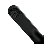 Смеситель для раковины OLIVA встраиваемый однорычажный черный-3