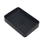 Раковина накладная ABBER Rechteck AC2207MB черная матовая-2