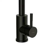 Смеситель для кухни COMO с п-образным изливом черный-3