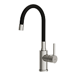 Смеситель для кухни MELAR с гибким изливом сатин