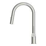 Смеситель для кухни BRASKO с выдвижным изливом сатин-6