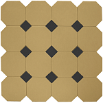 Фальш-октагон плитка-модуль под вставки 4.7*4.7 горчичный (015) 60*60, Keramark