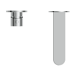 Смеситель для раковины OLIVA встраиваемый однорычажный хром-6