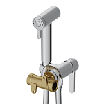 Смеситель с гигиеническим душем OLIVA хром-6